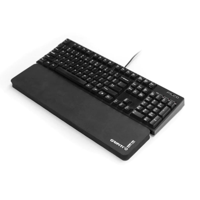 Grifiti Fat Wrist Pad 17 in Black is a 4 Inch Wide Wrist Rest for Standard Keyboards and Mechanical Keyboards New Materials - Image 1